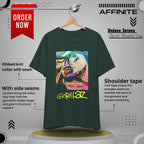 T-Shirt Gorillaz T-Shirt - Streetwear Unisex Band Tee for Music Fans (100% Cotton) Forest
