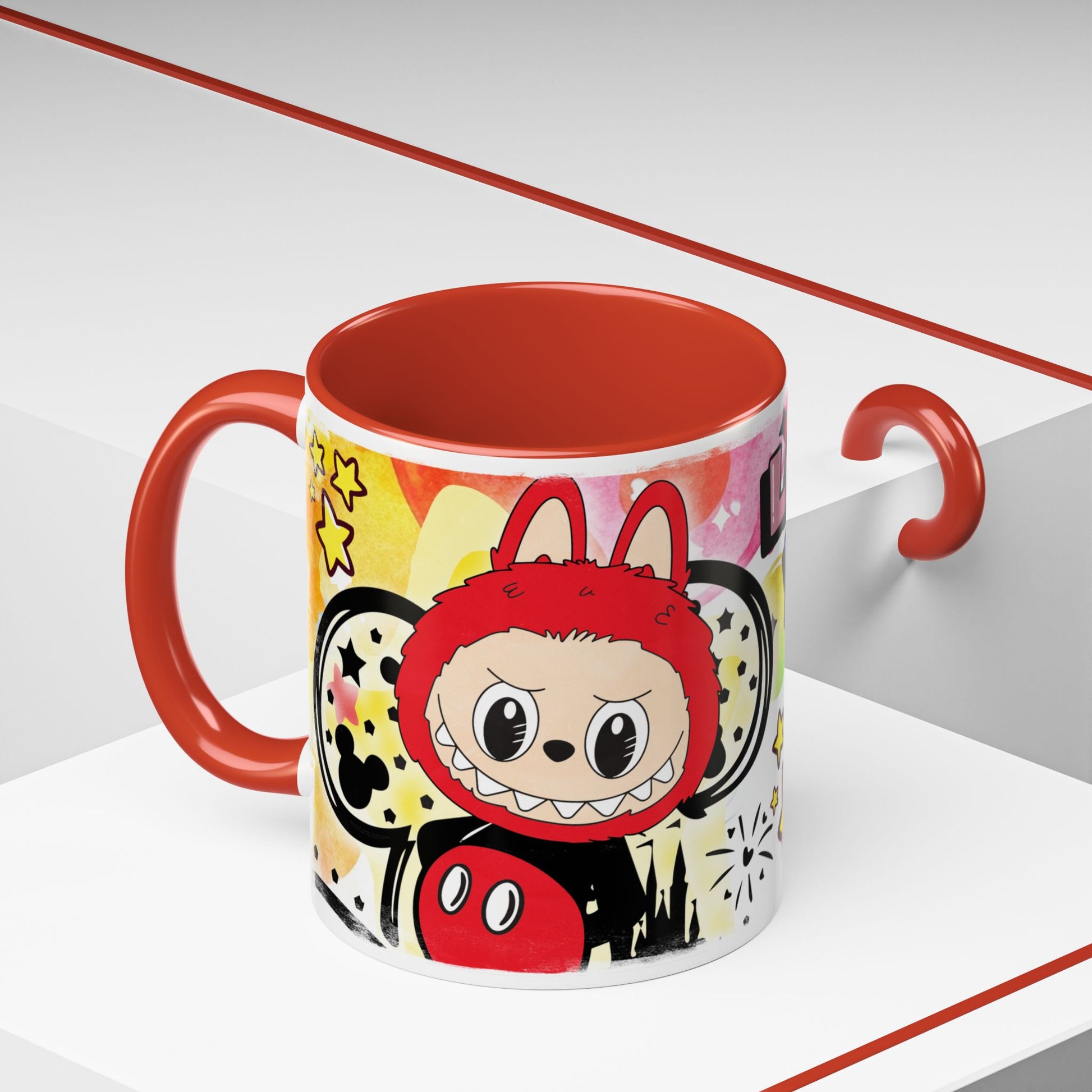 Mug Lazy Yoga Accent Coffee Mug - Fun and Colorful 11oz & 15oz Mugs for Coffee Lovers