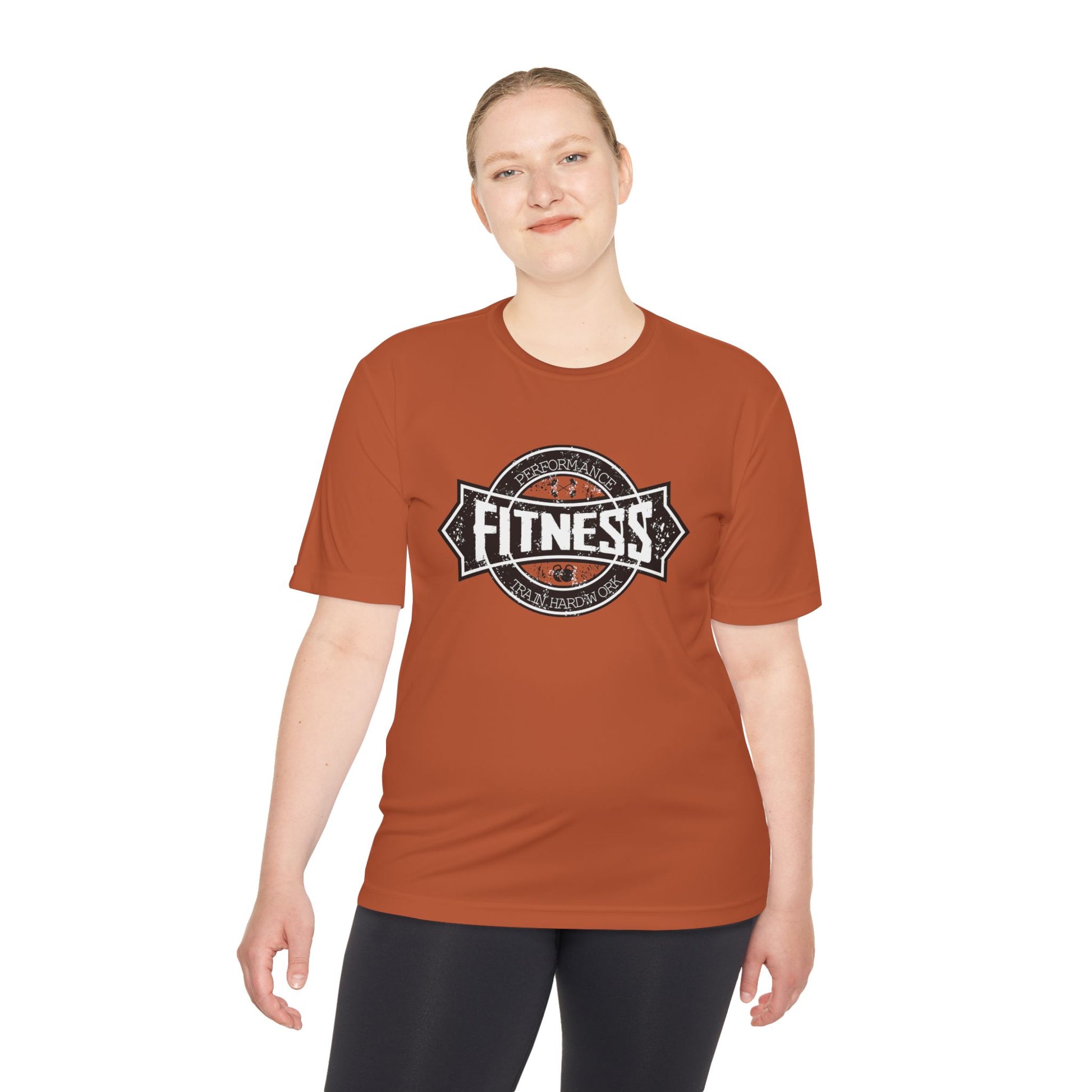 T-Shirt Moisture Wicking Fitness Shirt - Unisex Workout Tee for Gym, Running, Yoga