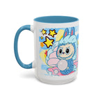 Lazy Yoga Accent Coffee Mug - Cute Animal Design 11oz & 15oz