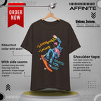T-Shirt Skateboard Society Unisex Tee - Vibrant Orange Graphic T-Shirt for Skate Enthusiasts Brown