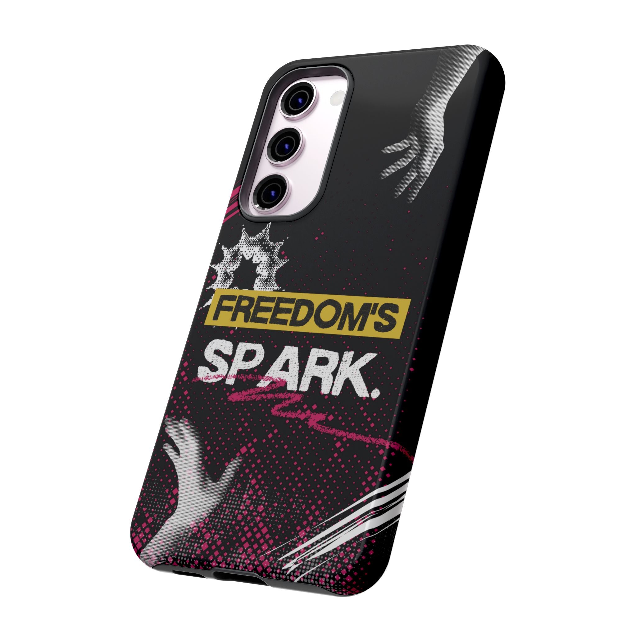 Tough Cases - Freedom's Spark Motivationsl Themed Phone Protection for iPhone, Samsung, and Google Pixel (Matte/Glossy)