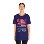 T-Shirt Unisex Graphic Tee - Suki's Pink Honda S2000 Design, Fast Car Anime T-Shirt, Retro Japanese by Bella+Canvas
