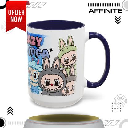 Mug Lazy Yoga Monsters Coffee Mug - Fun Accent Mug for Yoga Lovers