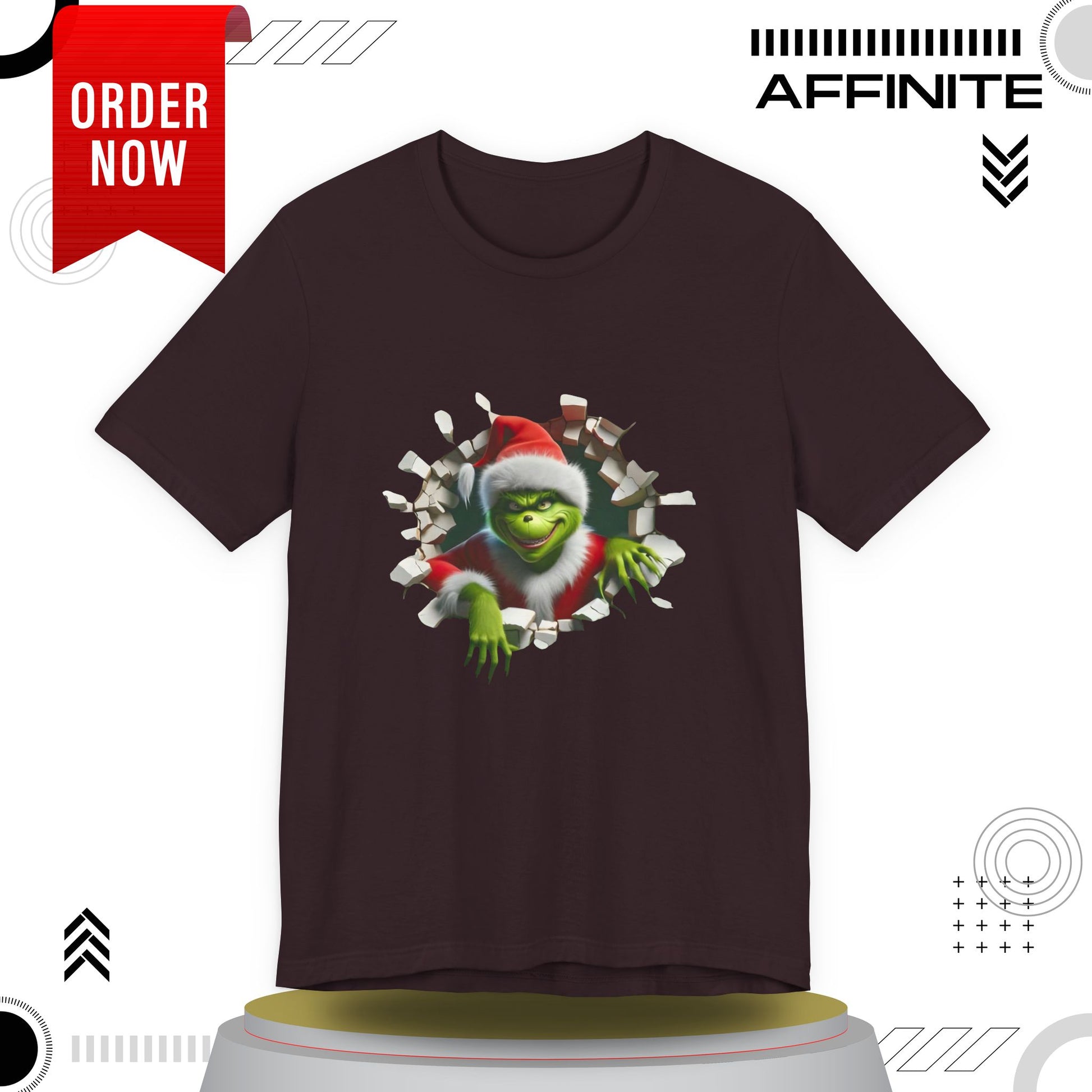 T-Shirt The Grinch Unisex Jersey Short Sleeve Tee | Soft Cotton Christmas T-Shirt