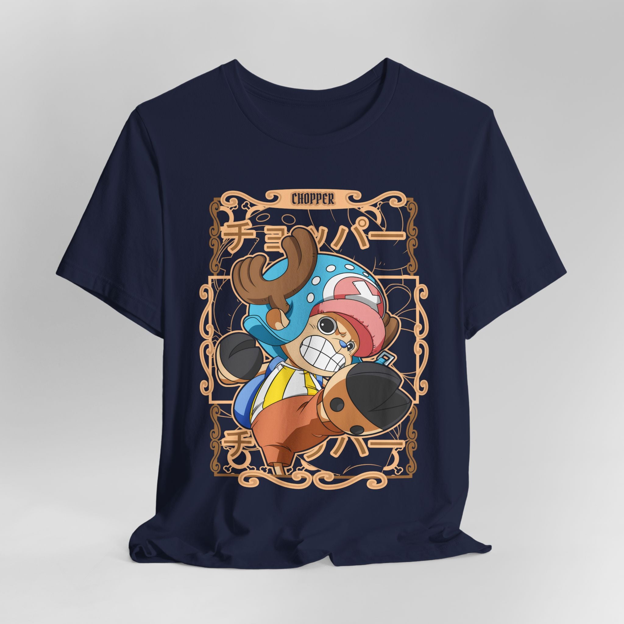 Anime-Inspired Unisex Short Sleeve Tee - 100% Cotton Chopper T-Shirt by Bella+Canvas