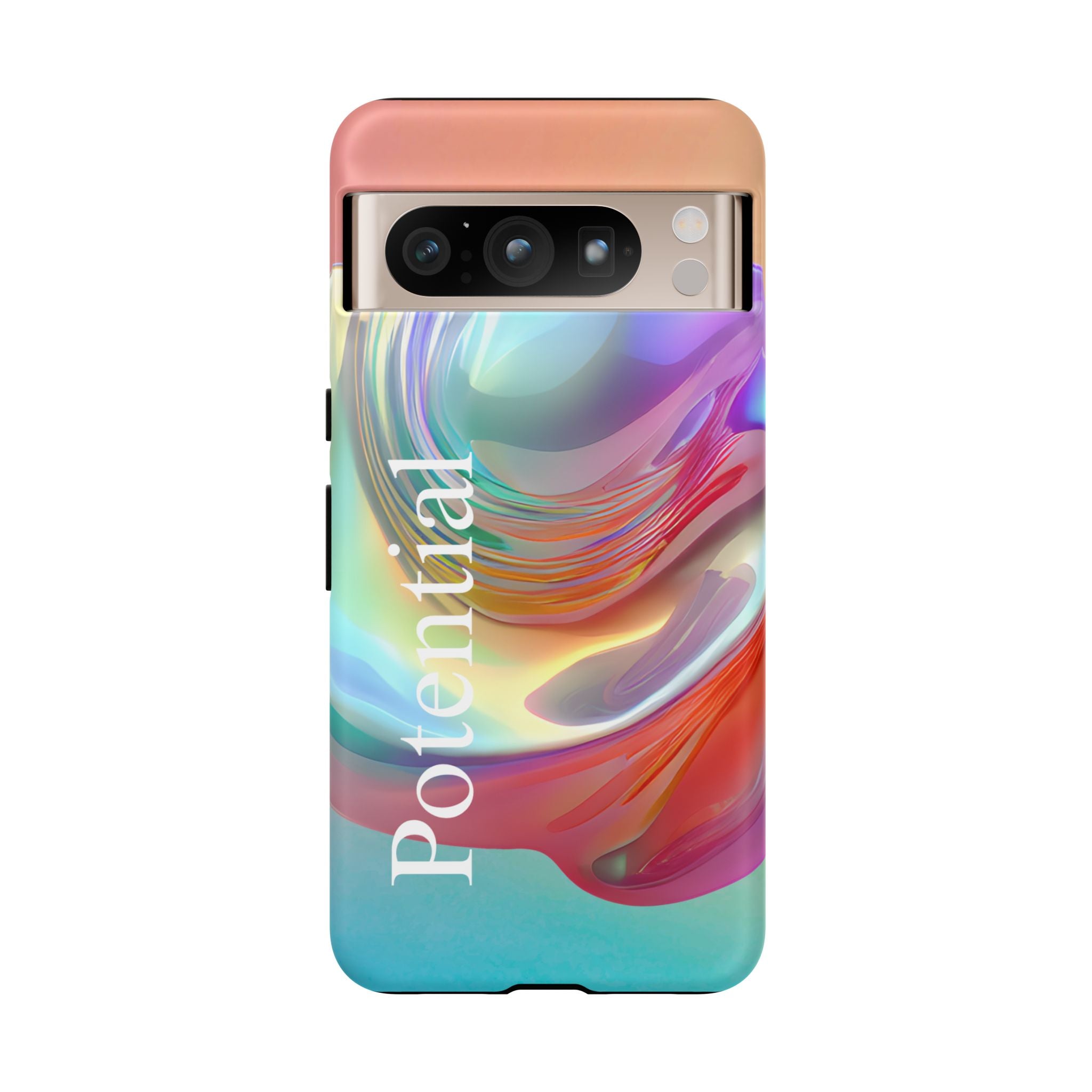 Colorful Phone Tough Case - "Potential" Metamorph Design