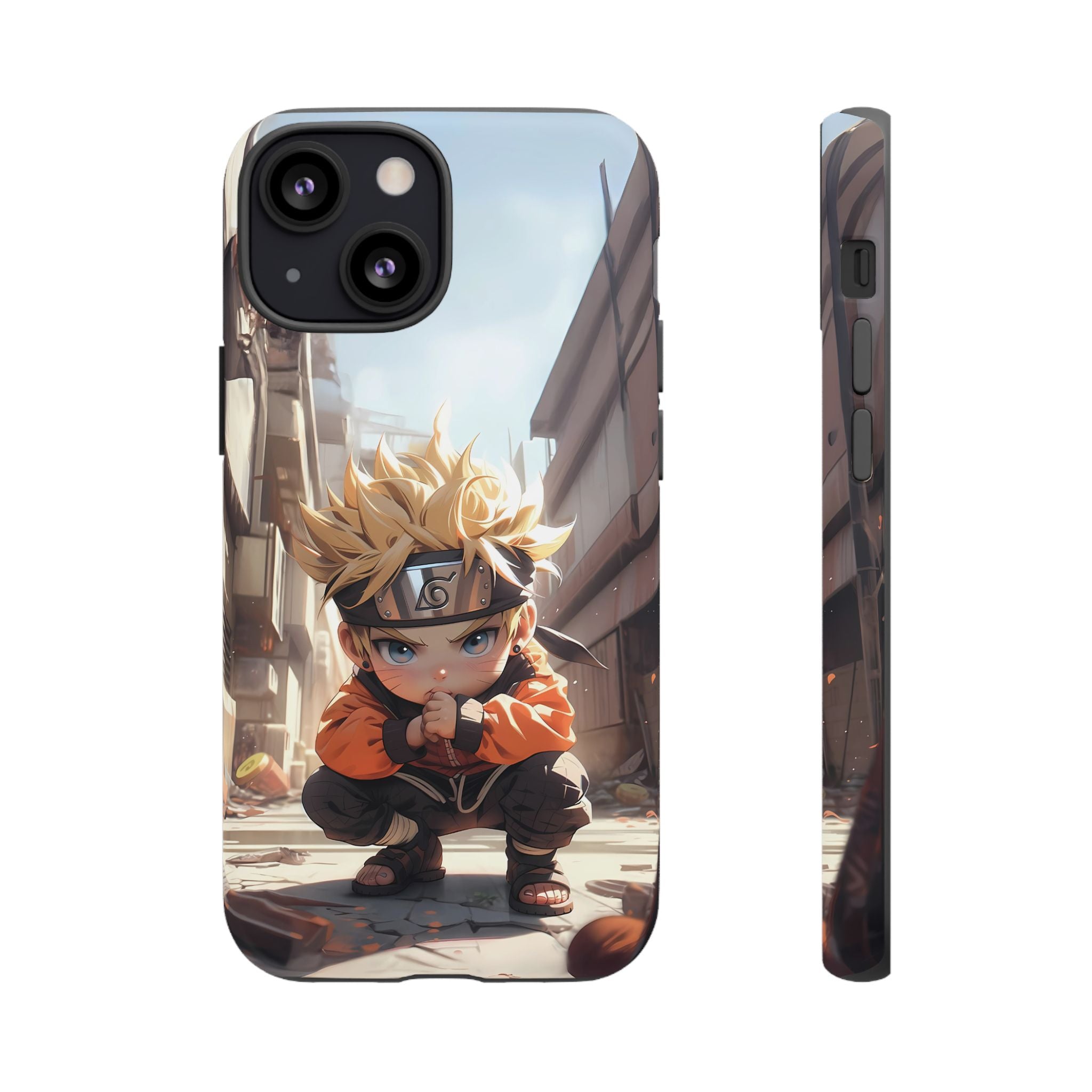 Chibi Naruto Tough Phone Case – Anime Protective Case for iPhone & Samsung, UV Resistant, Durable & Stylish