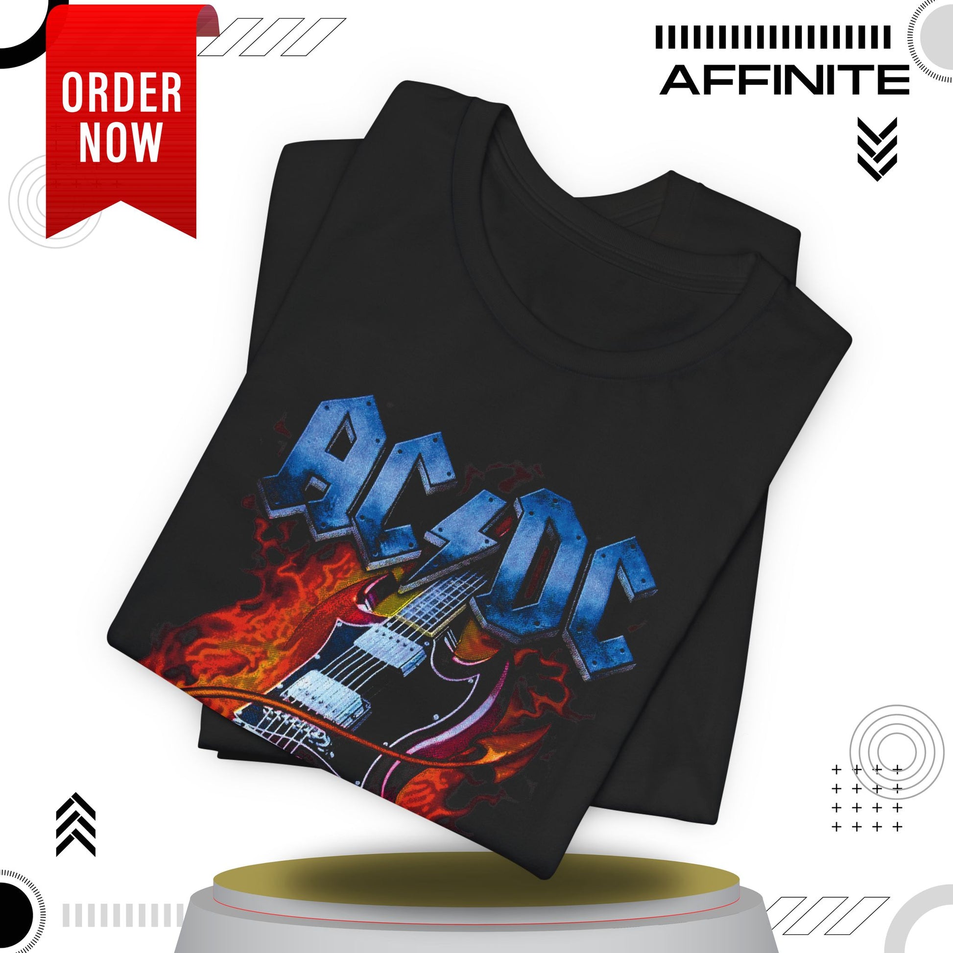 T-Shirt Rock In T Shirt - AC/DC Graphic Tee (Unisex Rock Shirt)