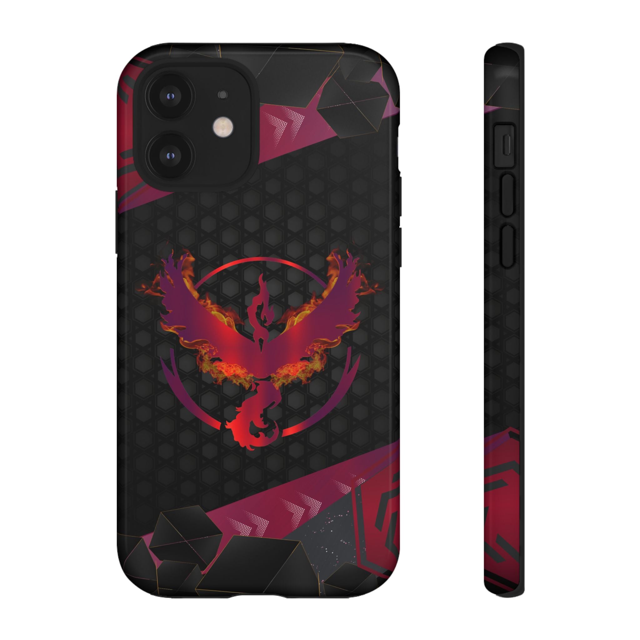 Pokémon Phone Case – Team Valor Tough & Rugged Dual-Layer Protection for iPhone, Samsung, Pixel | Wireless Charging Ready