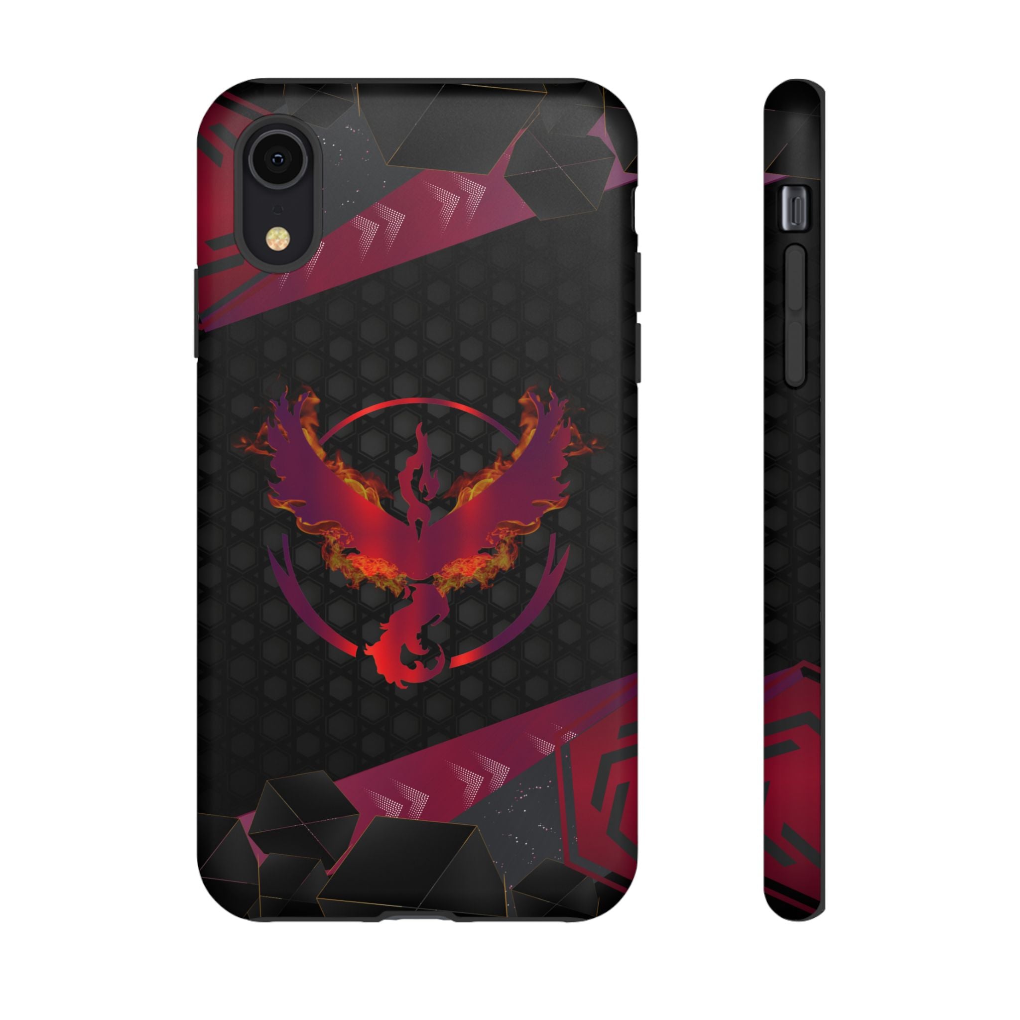 Pokémon Phone Case – Team Valor Tough & Rugged Dual-Layer Protection for iPhone, Samsung, Pixel | Wireless Charging Ready