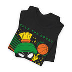 Cartoon Marvin Basketball Graphic Tee - "Rule the Court, Let's Jam!"