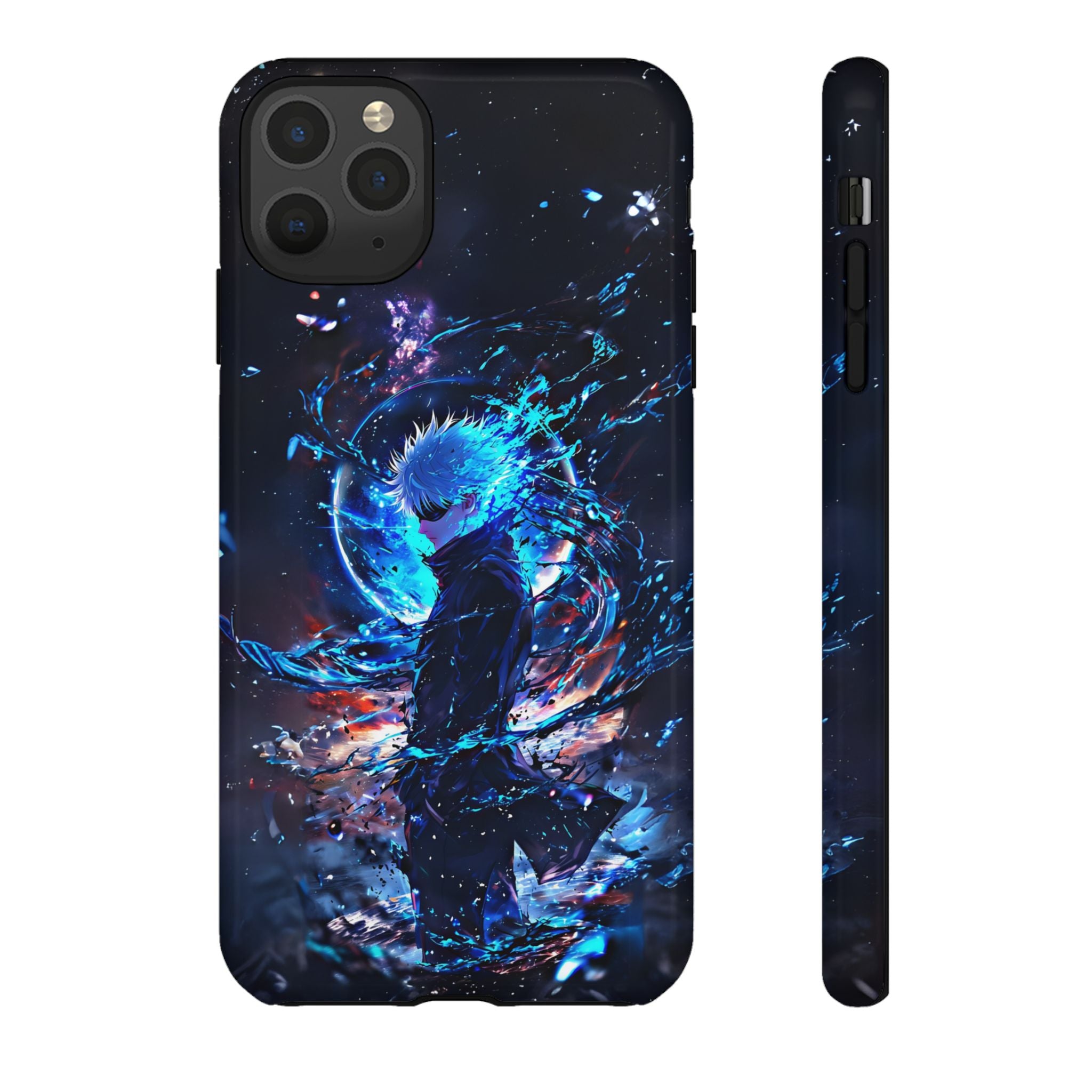 Anime Tough Phone Case – Gojou Satoru Design for iPhone, Samsung, and Google Pixel