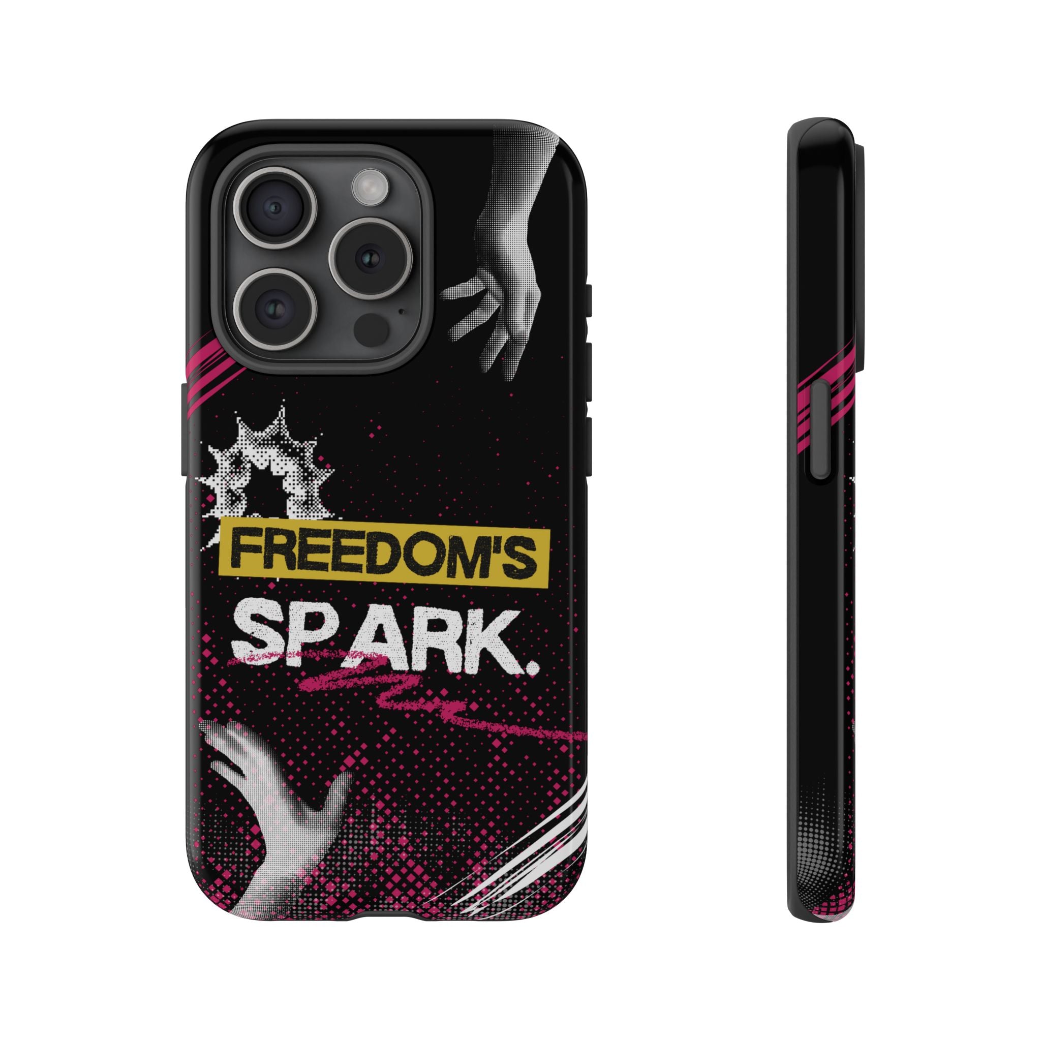 Tough Cases - Freedom's Spark Motivationsl Themed Phone Protection for iPhone, Samsung, and Google Pixel (Matte/Glossy)