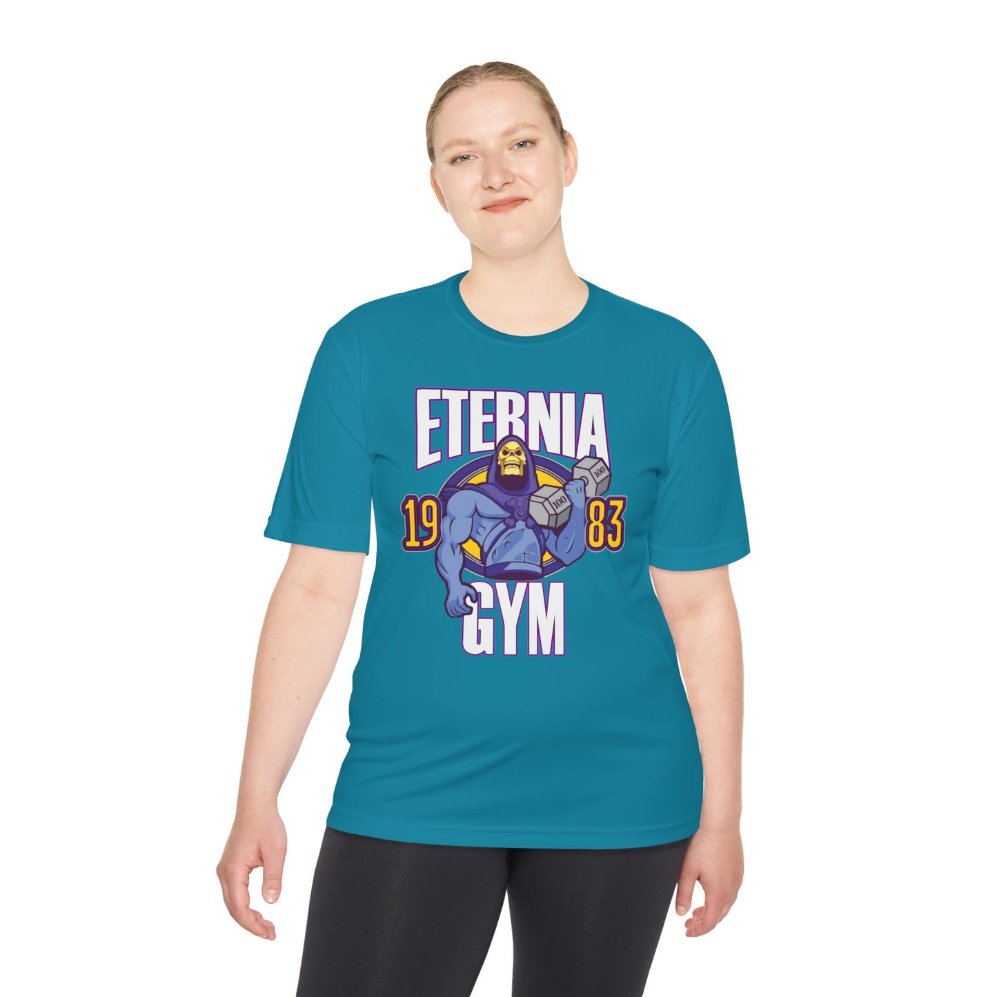 T-Shirt Eternia Gym Unisex Moisture Wicking Tee - Vintage Muscle Workout Shirt