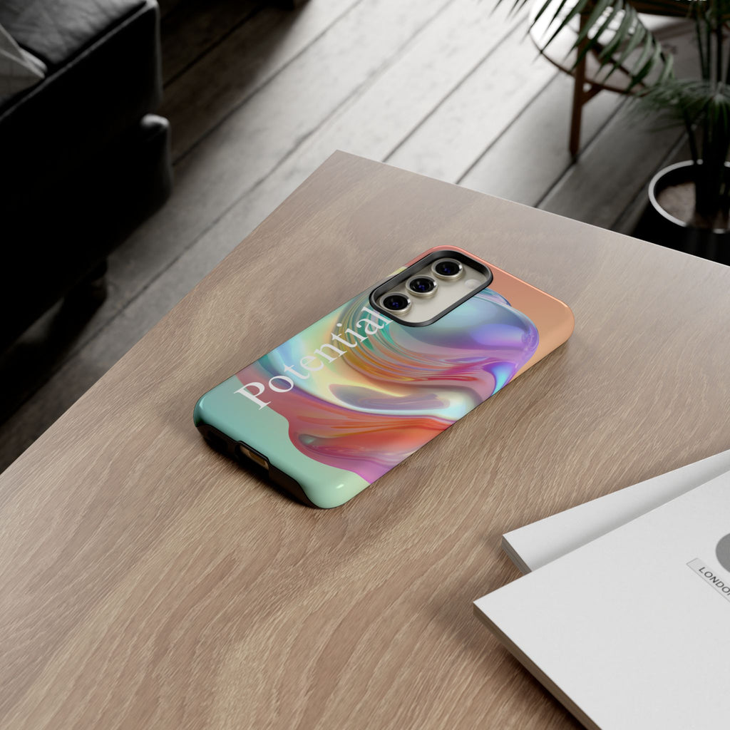 Colorful Phone Tough Case - "Potential" Metamorph Design