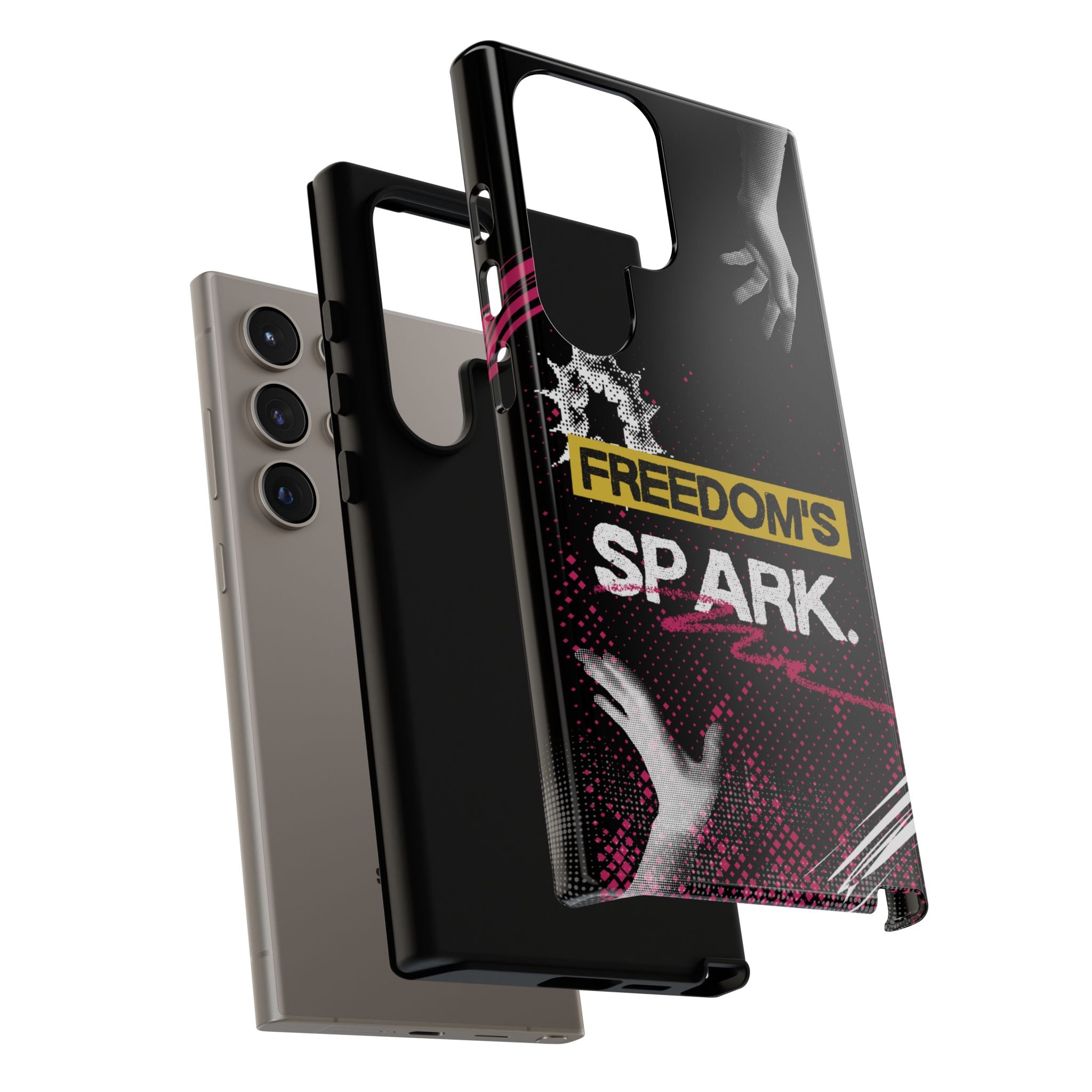 Tough Cases - Freedom's Spark Motivationsl Themed Phone Protection for iPhone, Samsung, and Google Pixel (Matte/Glossy)