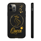 Tough Case Queen Phone Case – Matte & Glossy Crown Design for iPhone, Samsung & Pixel iPhone 12 Pro Glossy