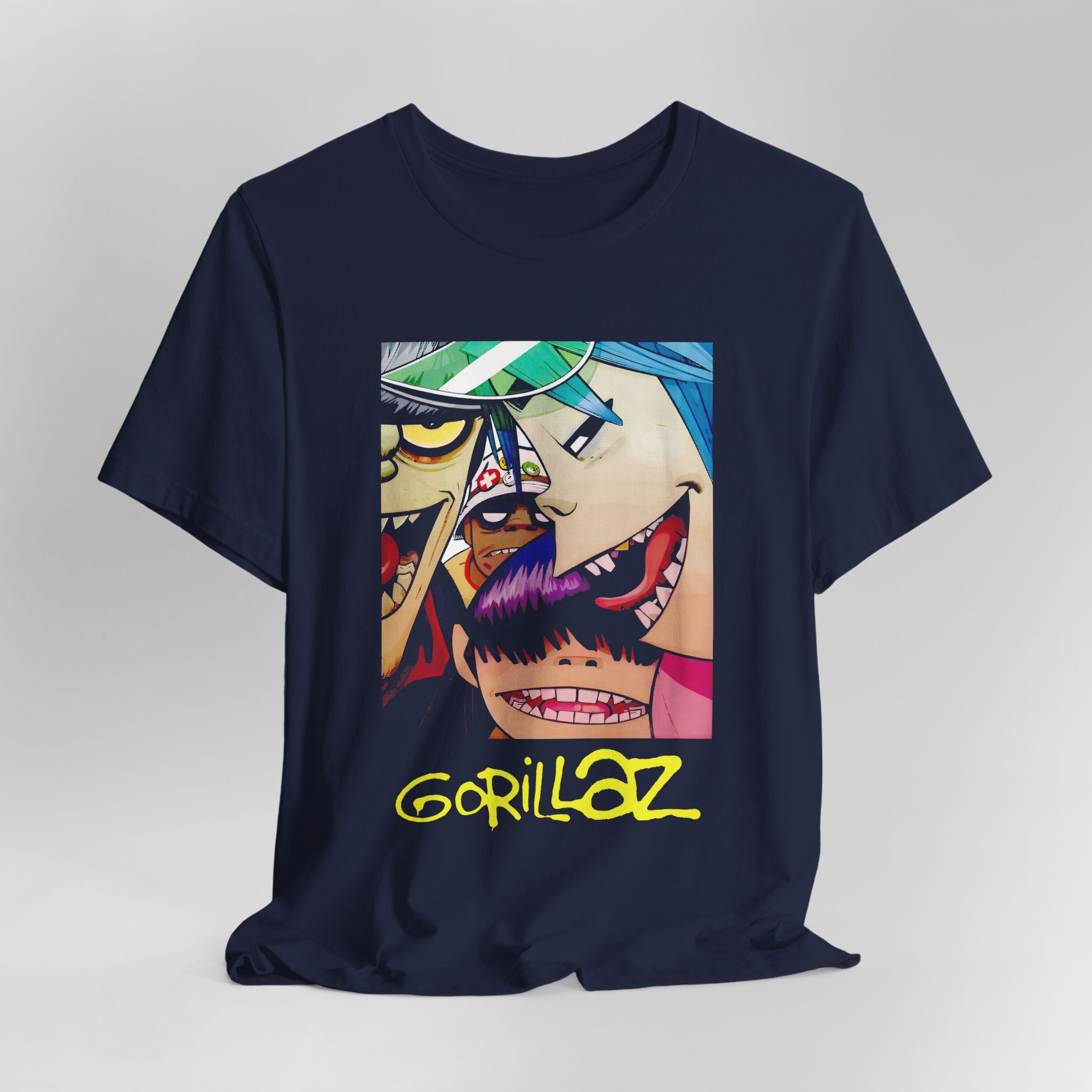 Gorillaz T-Shirt - Streetwear Unisex Band Tee for Music Fans (100% Cotton)