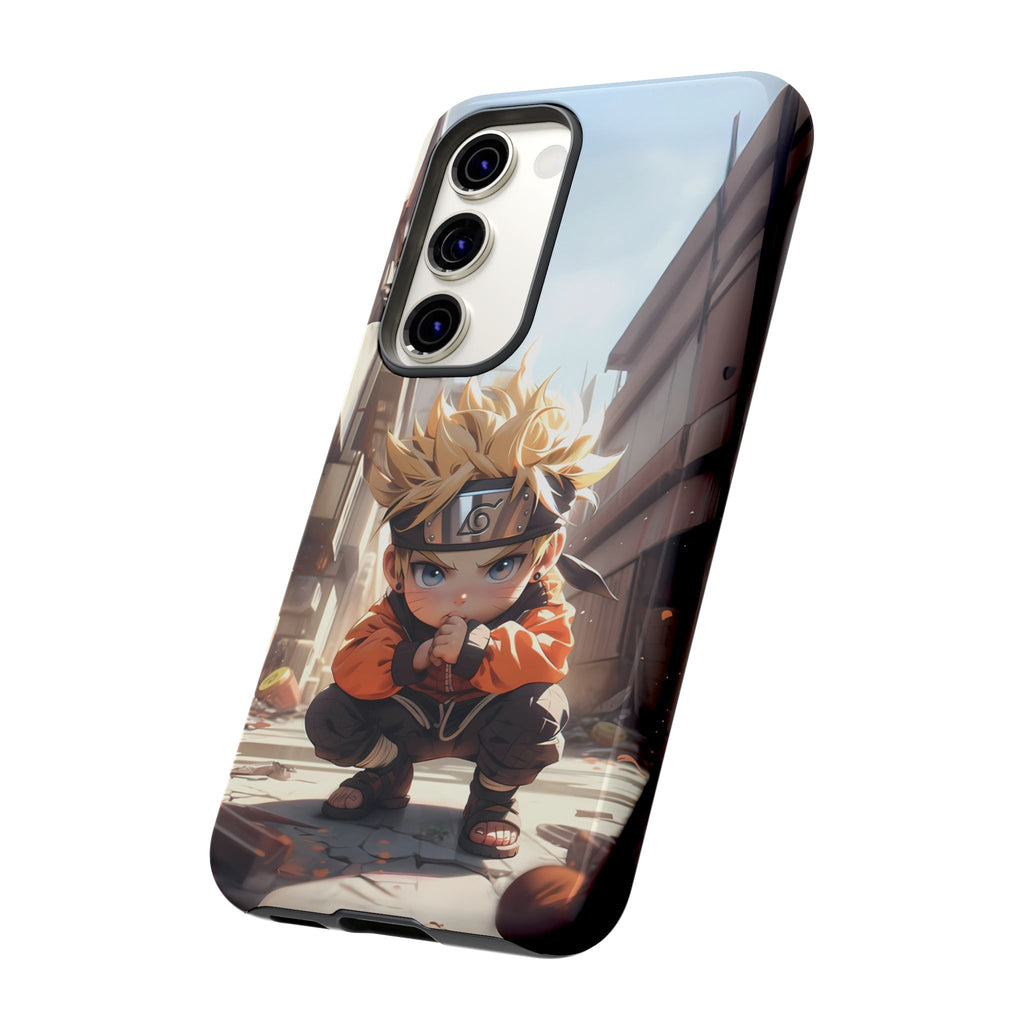 Chibi Naruto Tough Phone Case – Anime Protective Case for iPhone & Samsung, UV Resistant, Durable & Stylish