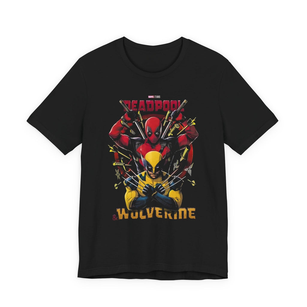 Wolverine and Deadpool T-Shirt – Soft Cotton Graphic Tee for Marvel Fans | Unisex Crew Neck