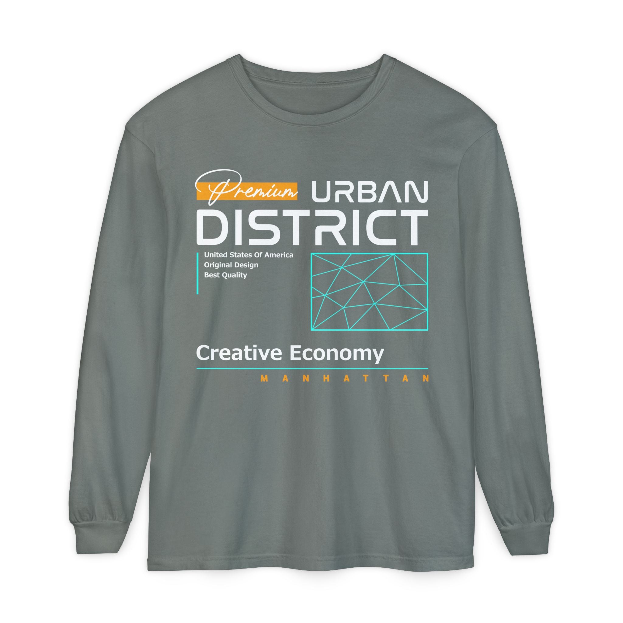 Vintage Graphic Long Sleeve Tee - Urban District Unisex Shirt