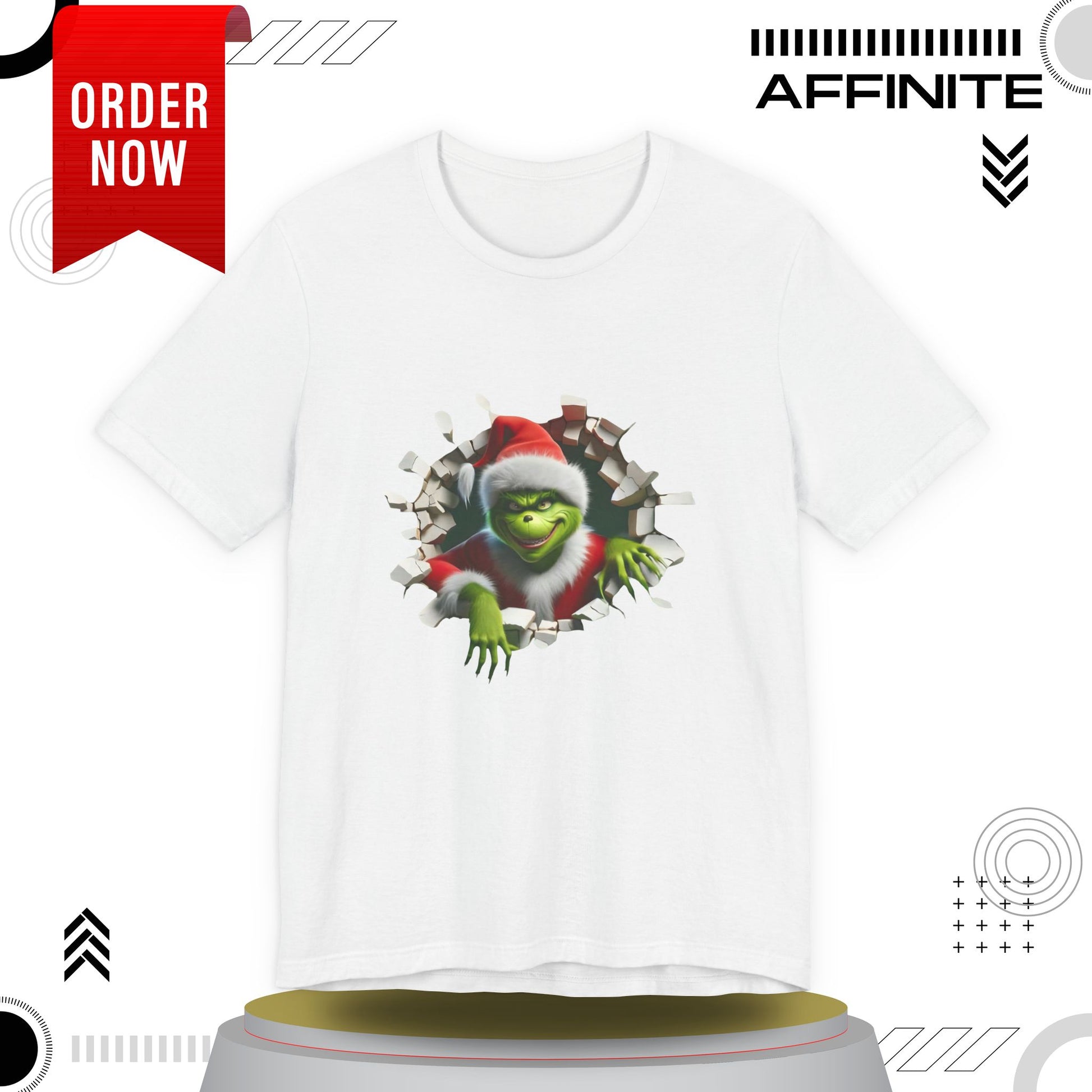 T-Shirt The Grinch Unisex Jersey Short Sleeve Tee | Soft Cotton Christmas T-Shirt