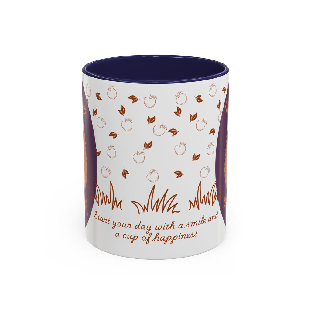 Cute Hedgehog Accent Coffee Mug , Funny Gift for Animal Lovers, (11oz) (15oz)
