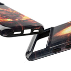 Chibi Nezuko Kamado Tough Phone Case – Anime Protective Case for iPhone & Samsung, UV Resistant, Durable & Stylish