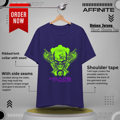 T-Shirt Level Up Your Style: The Ultimate Guide to Gears of War Shirts for Gamers Team Navy
