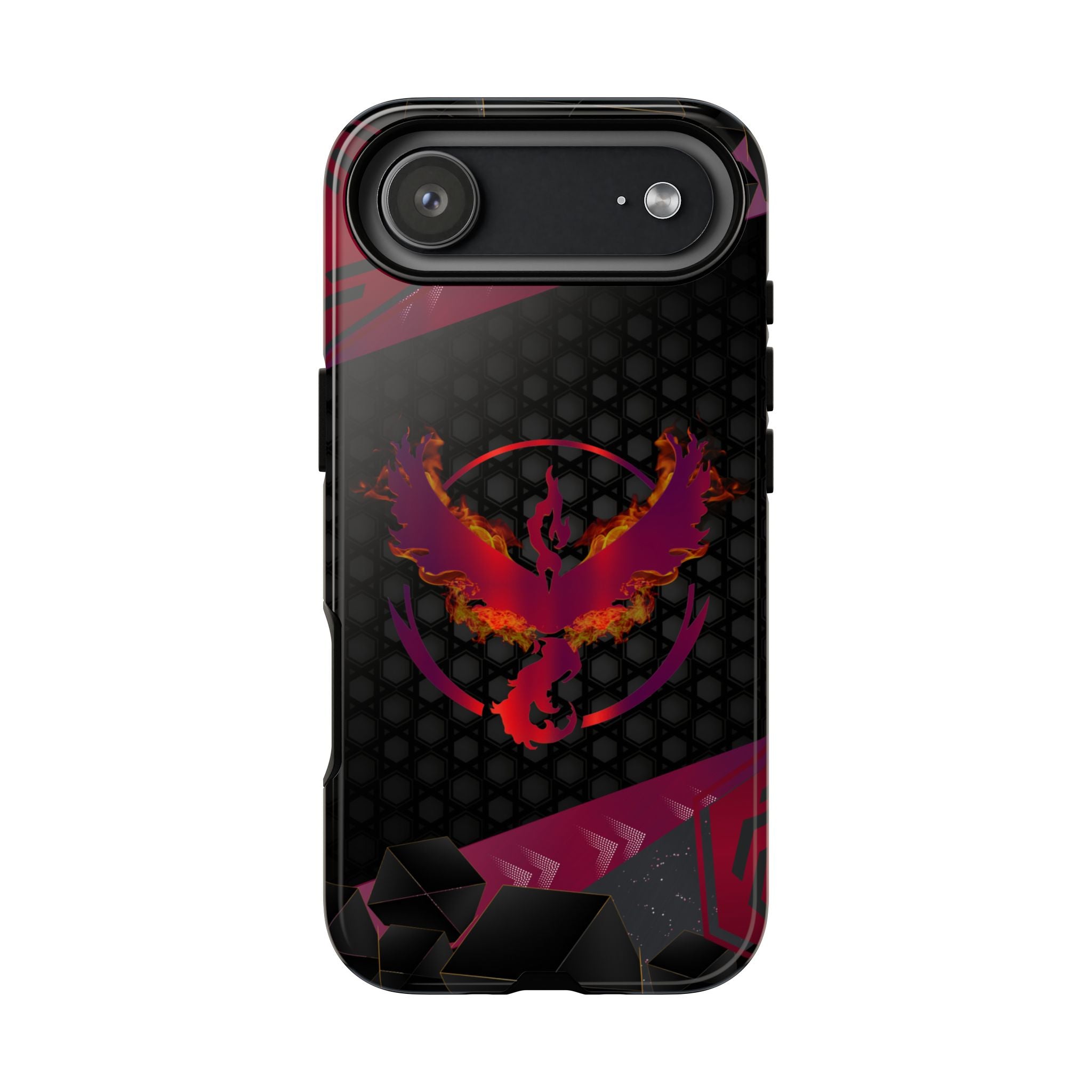Pokémon Phone Case – Team Valor Tough & Rugged Dual-Layer Protection for iPhone, Samsung, Pixel | Wireless Charging Ready