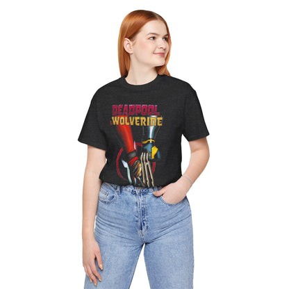 T-Shirt Deadpool & Wolverine Unisex Tee - Comic Book Style Graphic Shirt