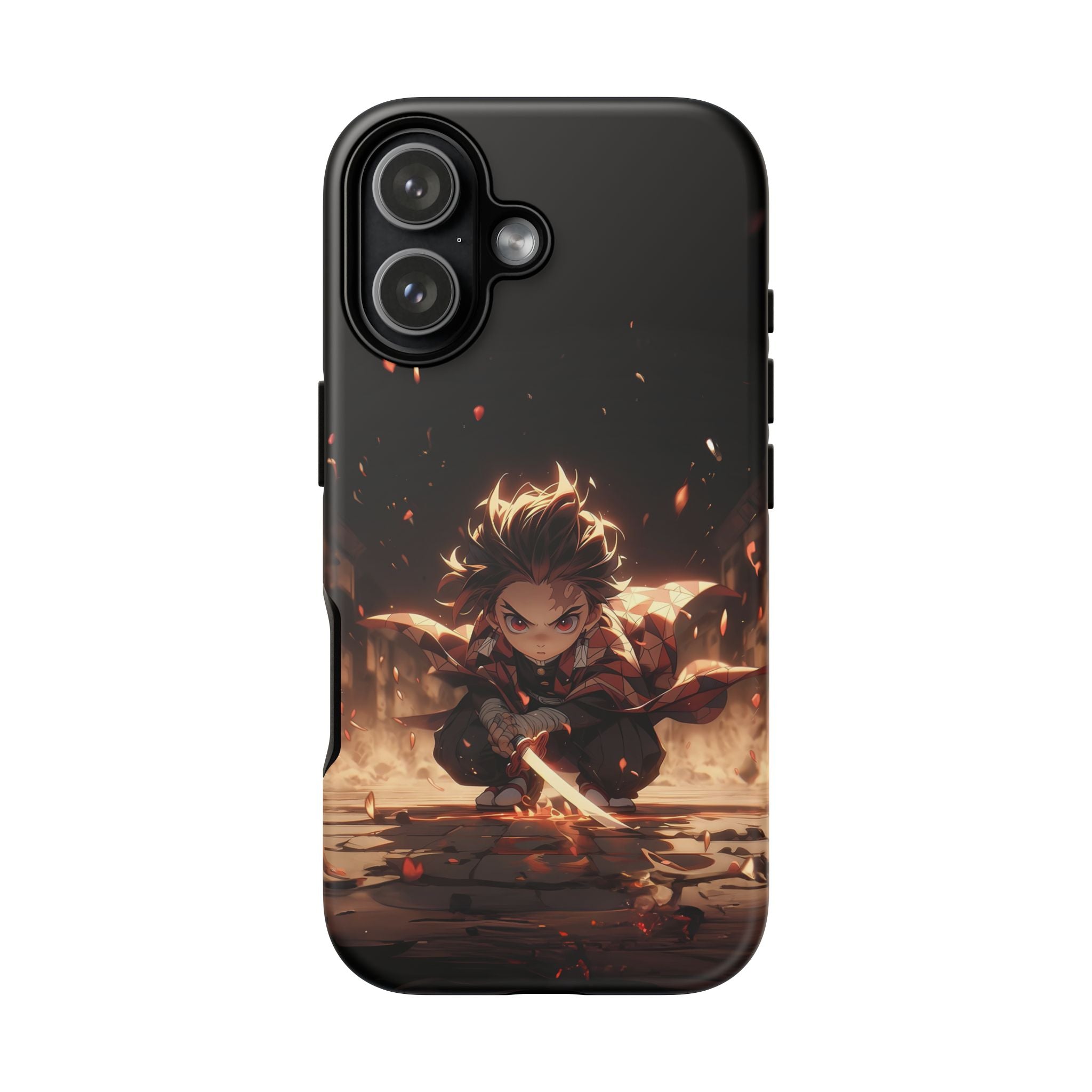 Tough Phone Case – Chibi Tanjiro Kamado Anime Protective Case for iPhone & Samsung