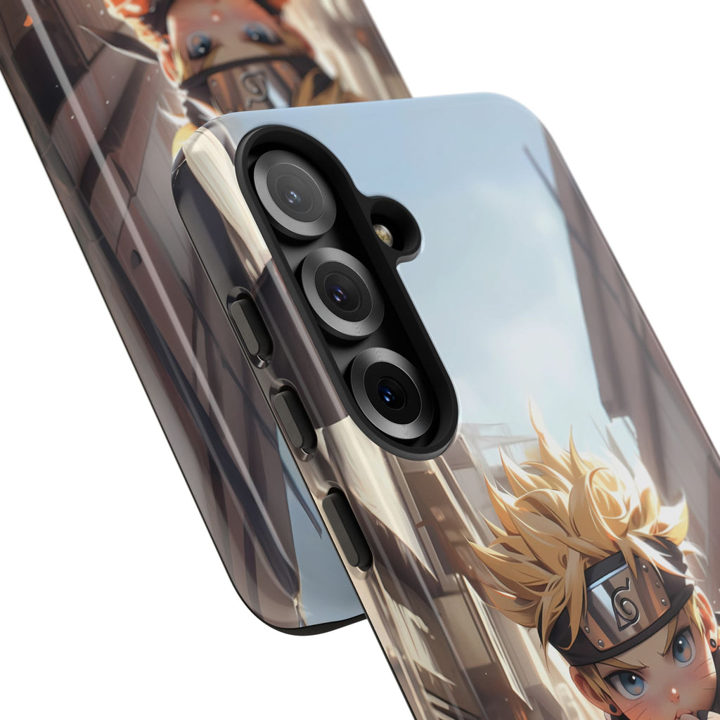 Chibi Naruto Tough Phone Case – Anime Protective Case for iPhone & Samsung, UV Resistant, Durable & Stylish