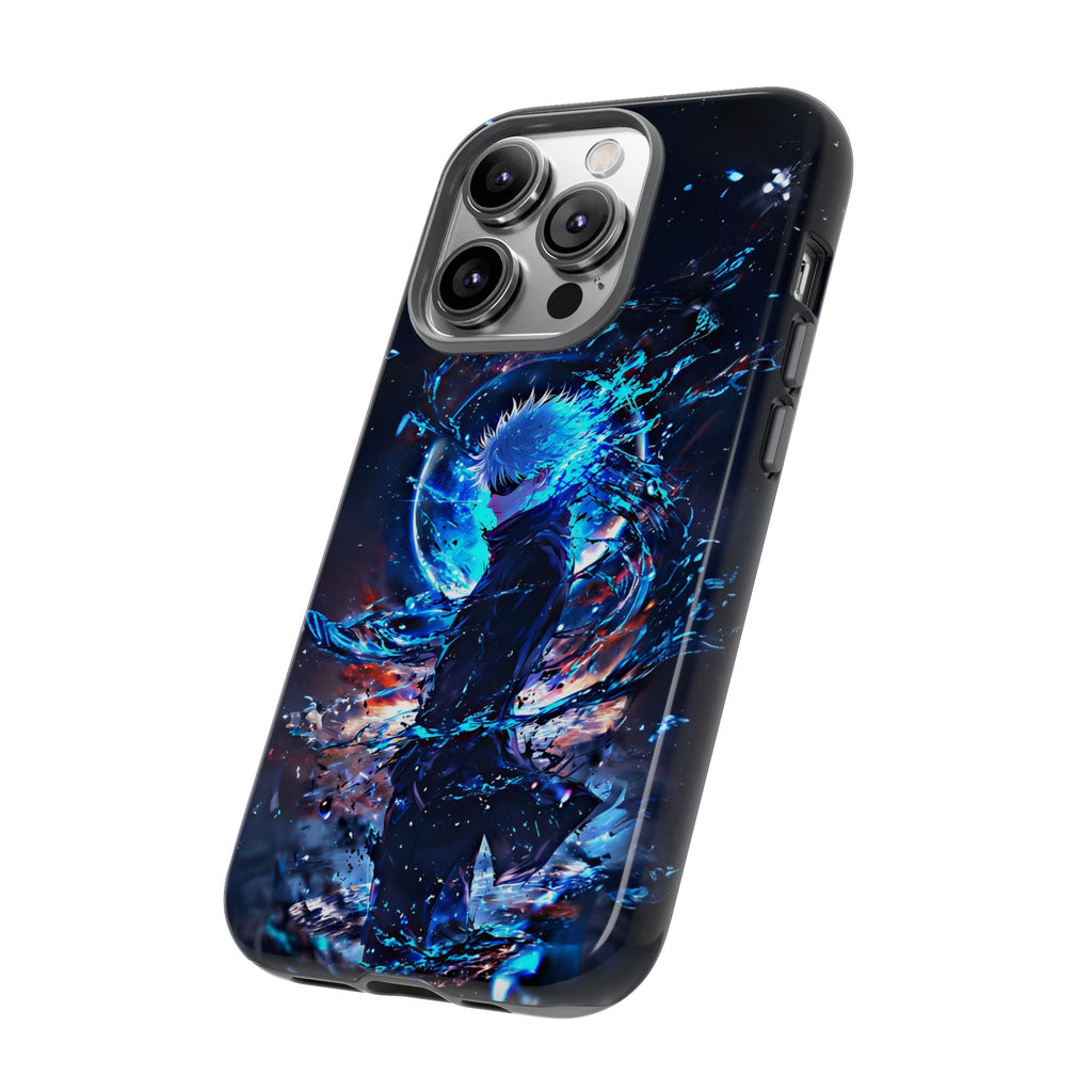 Anime Tough Phone Case – Gojou Satoru Design for iPhone, Samsung, and Google Pixel