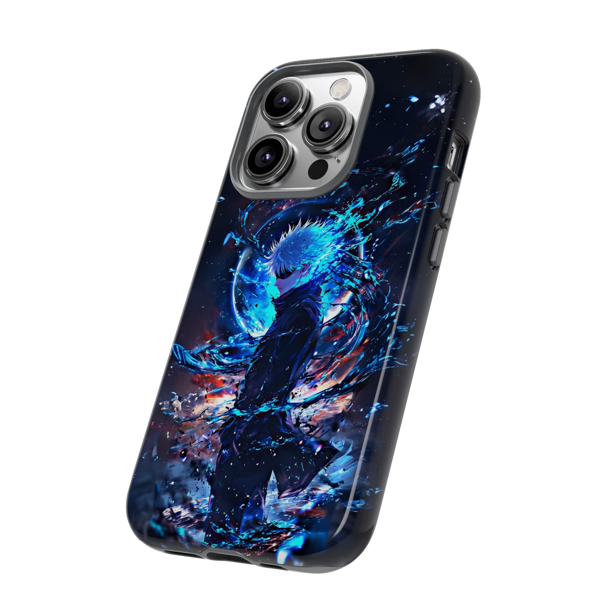 Anime Tough Phone Case – Gojou Satoru Design for iPhone, Samsung, and Google Pixel
