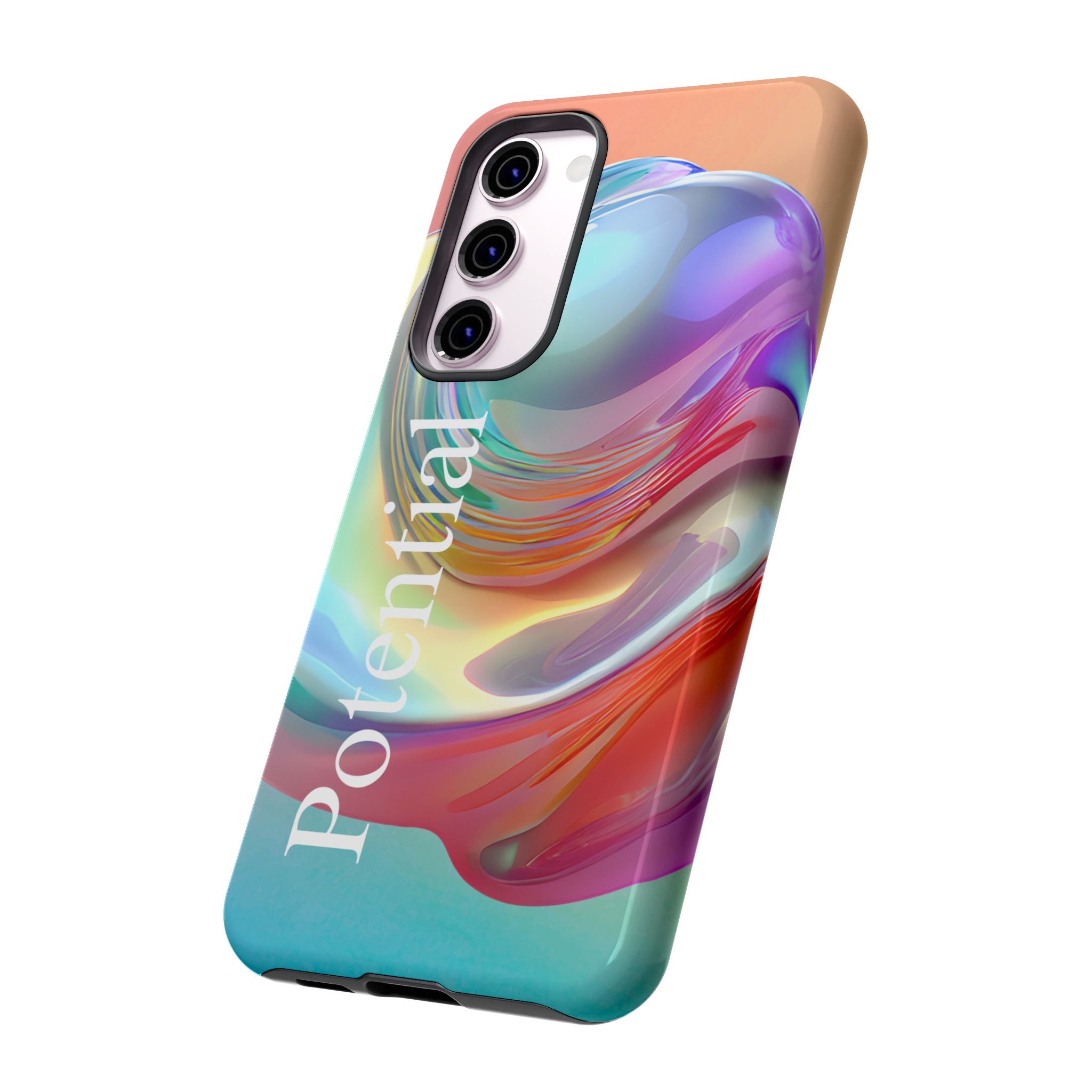 Colorful Phone Tough Case - "Potential" Metamorph Design