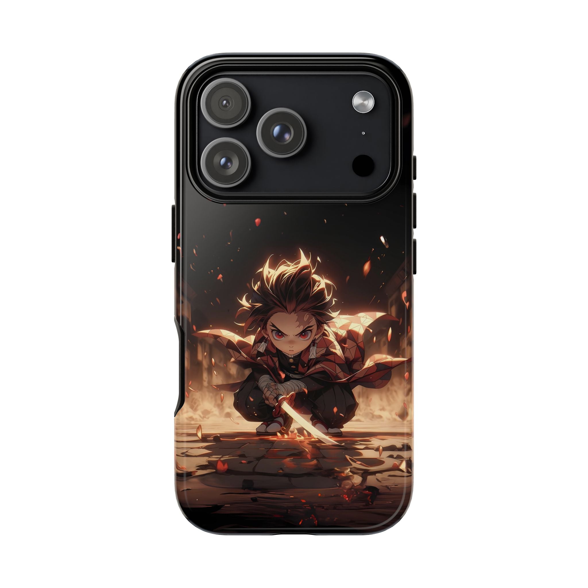 Tough Phone Case – Chibi Tanjiro Kamado Anime Protective Case for iPhone & Samsung