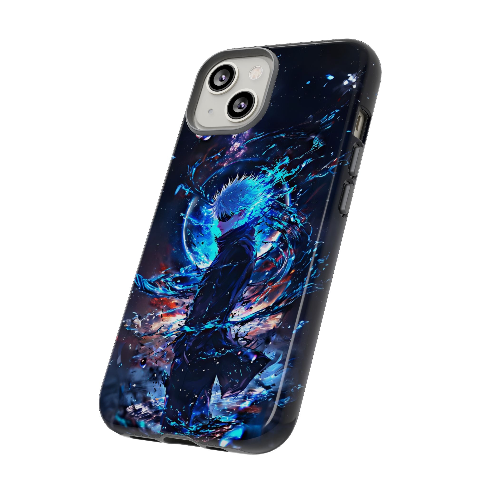 Anime Tough Phone Case – Gojou Satoru Design for iPhone, Samsung, and Google Pixel
