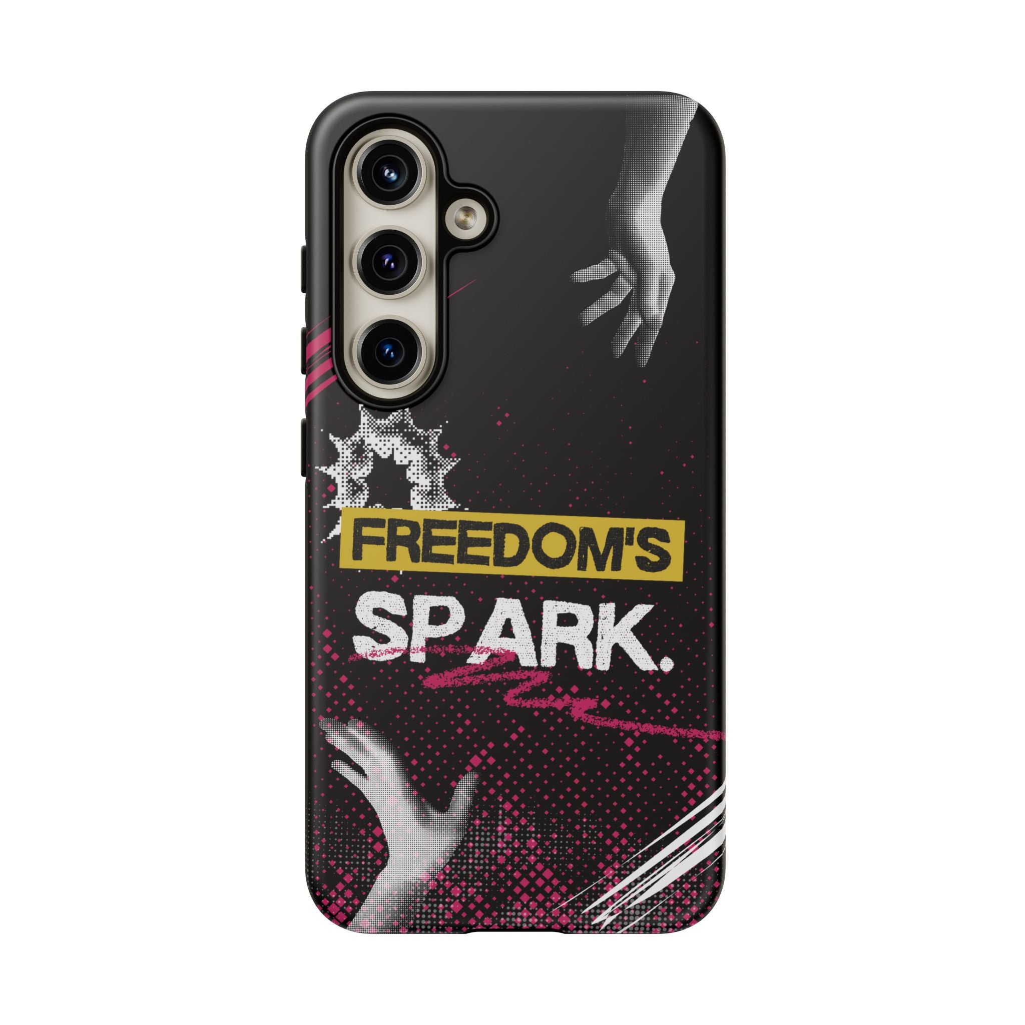 Tough Cases - Freedom's Spark Motivationsl Themed Phone Protection for iPhone, Samsung, and Google Pixel (Matte/Glossy)
