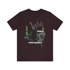 T-Shirt Sanemi Wind Hashira Shirt - Official Demon Slayer Merch (Unisex Anime Tee) Oxblood Black