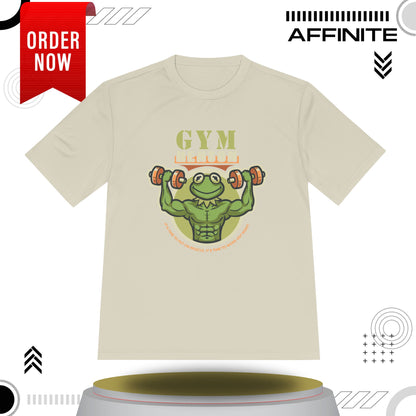 T-Shirt Workout Shirt - Gym Henson Moisture Wicking Tee | Motivational Fitness Apparel Sand