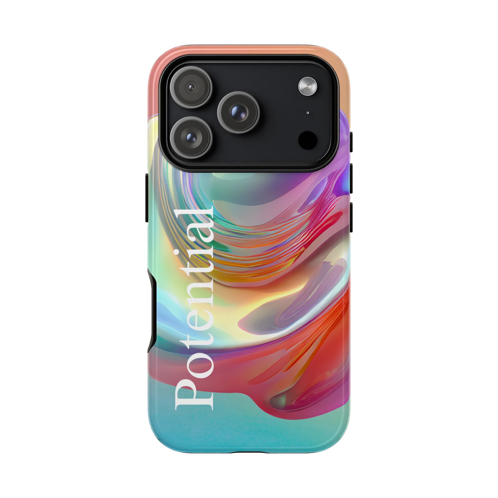 Colorful Phone Tough Case - "Potential" Metamorph Design