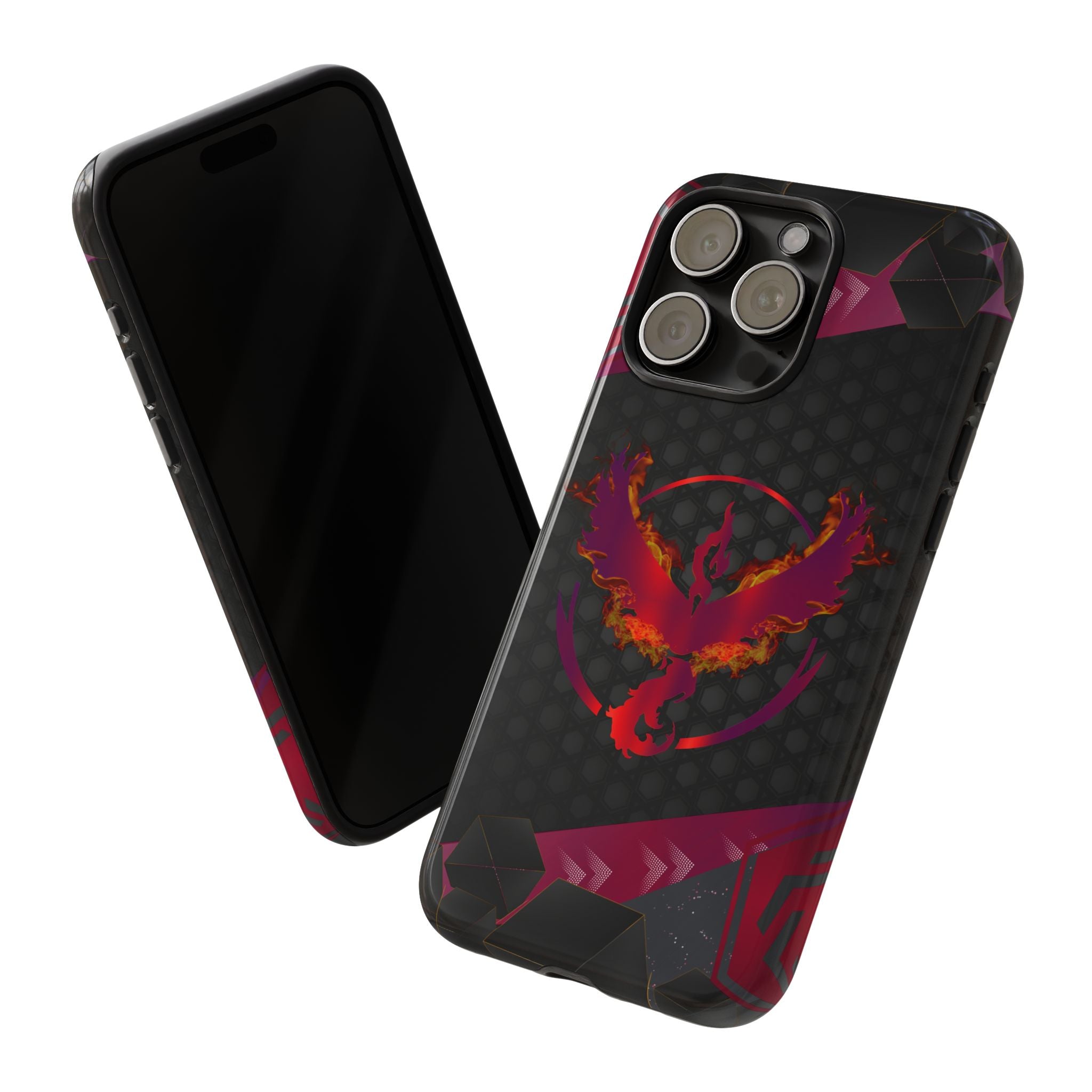 Pokémon Phone Case – Team Valor Tough & Rugged Dual-Layer Protection for iPhone, Samsung, Pixel | Wireless Charging Ready