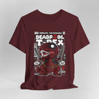 Deadpool T-Rex Unisex Jersey Tee - Fun Graphic T-Shirt for Comic Fans - Jurassic Chichanga