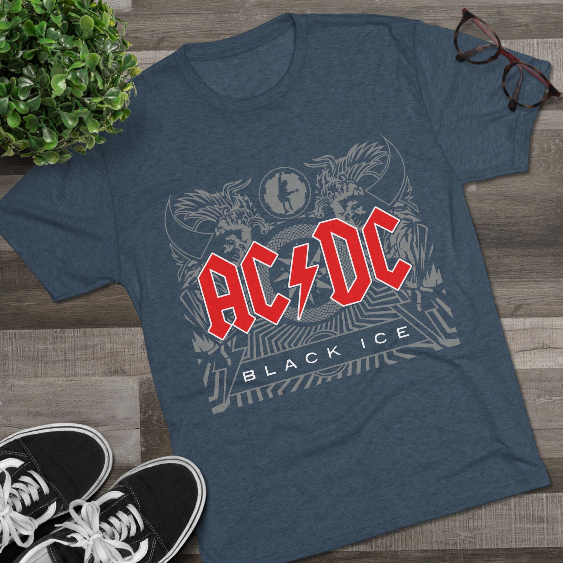 T-Shirt ACDC Black Ice T-Shirt - Official Graphic Rock Tee (Unisex)