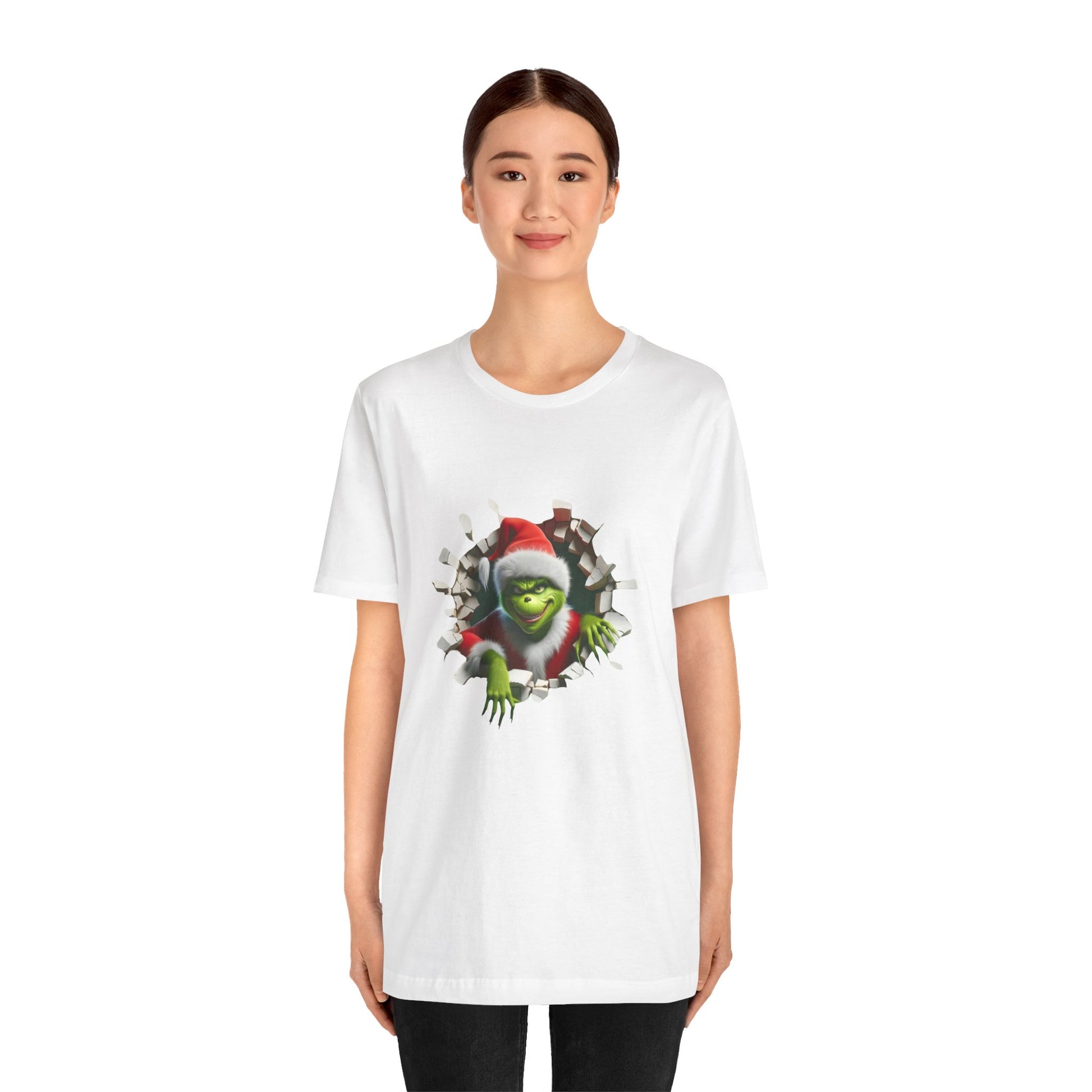 T-Shirt The Grinch Unisex Jersey Short Sleeve Tee | Soft Cotton Christmas T-Shirt