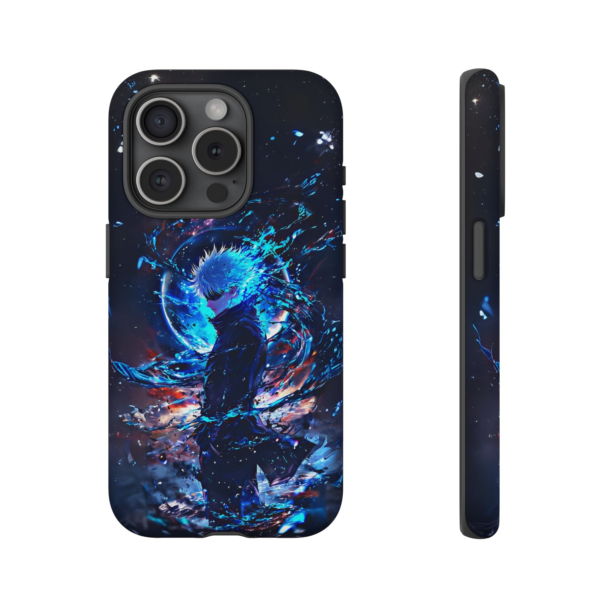 Anime Tough Phone Case – Gojou Satoru Design for iPhone, Samsung, and Google Pixel