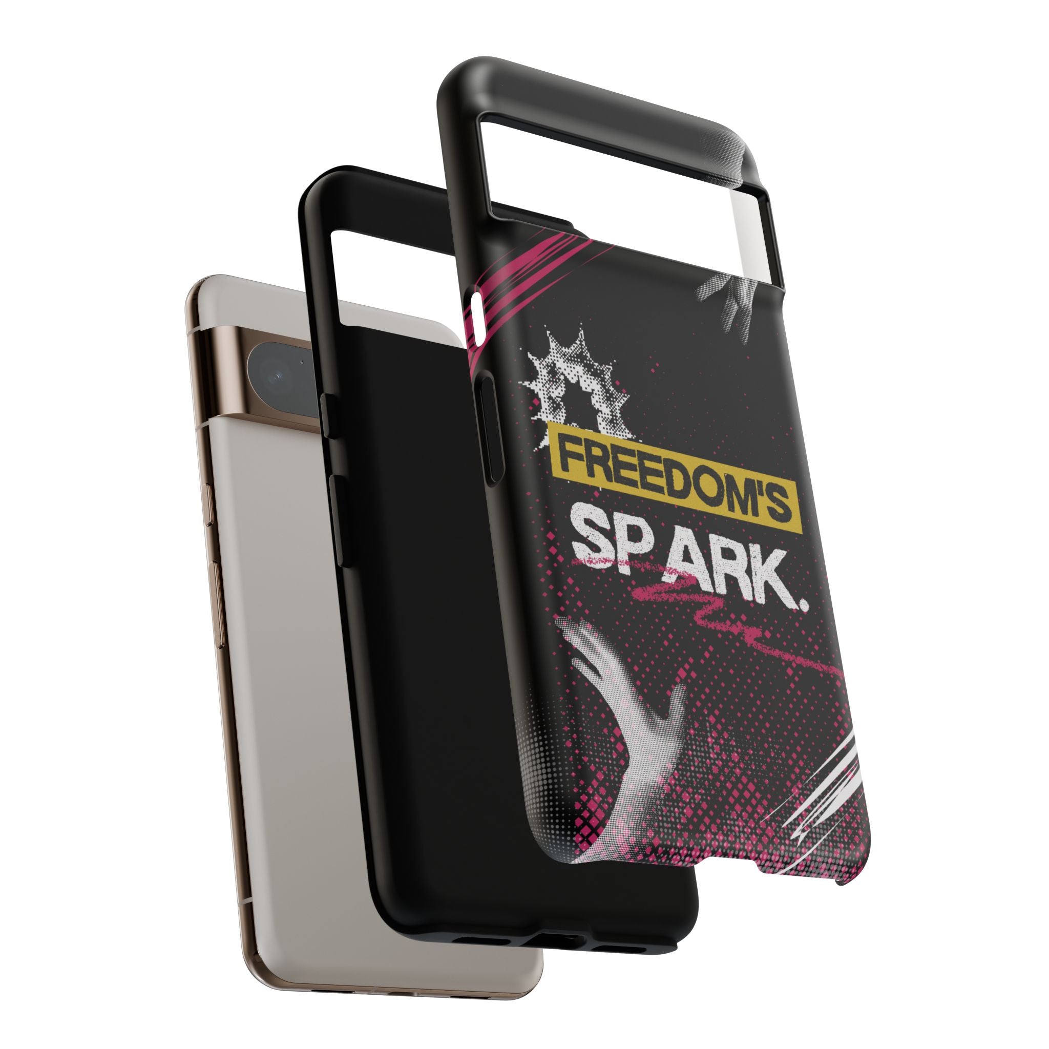 Tough Cases - Freedom's Spark Motivationsl Themed Phone Protection for iPhone, Samsung, and Google Pixel (Matte/Glossy)