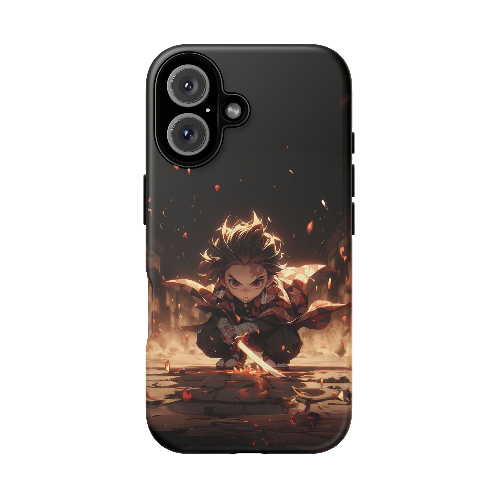 Tough Phone Case – Chibi Tanjiro Kamado Anime Protective Case for iPhone & Samsung